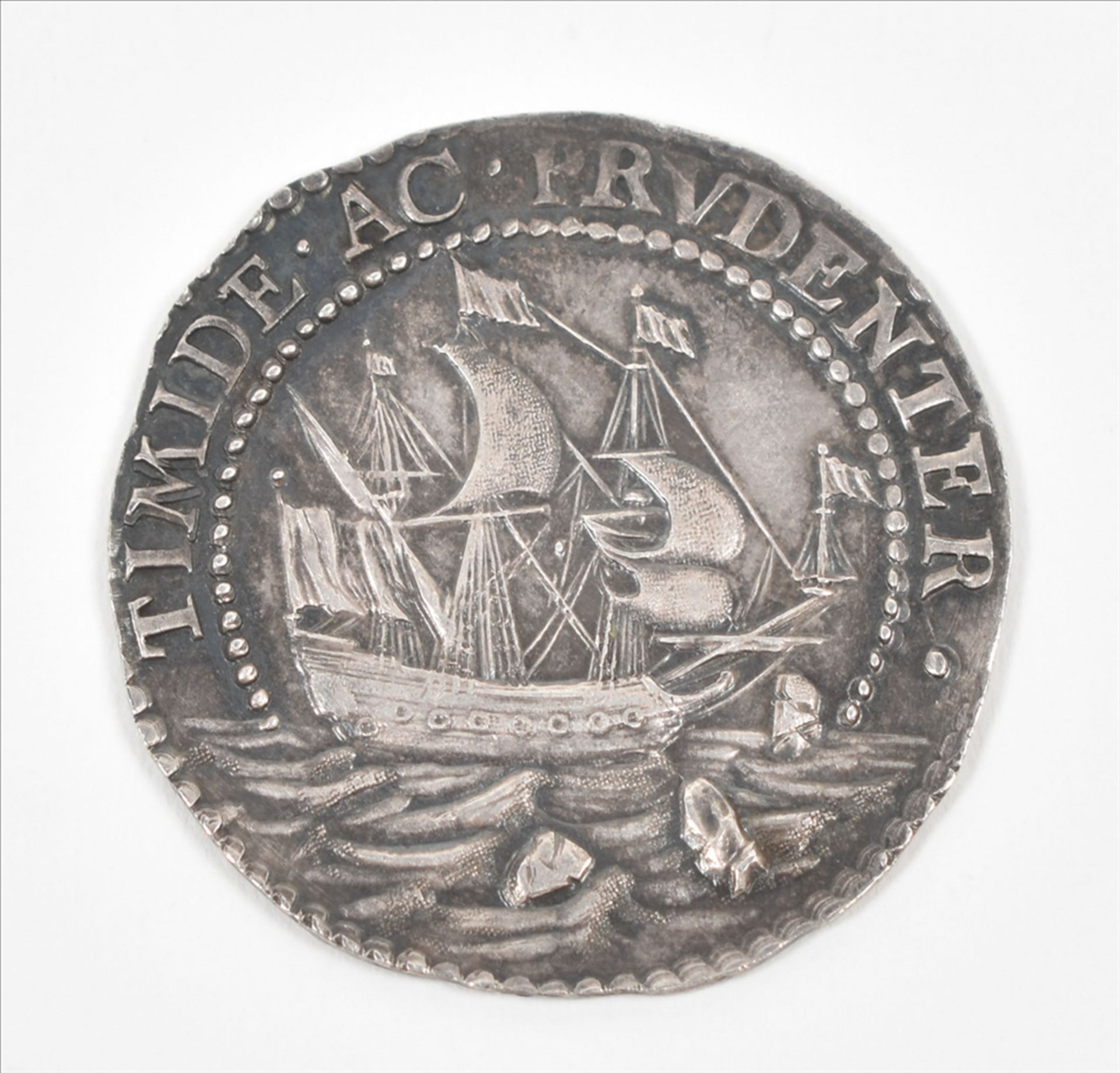 Five Dutch coins and medals - Bild 7 aus 9