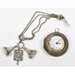 [Watches. Silver] 18th century English silver pocket watch