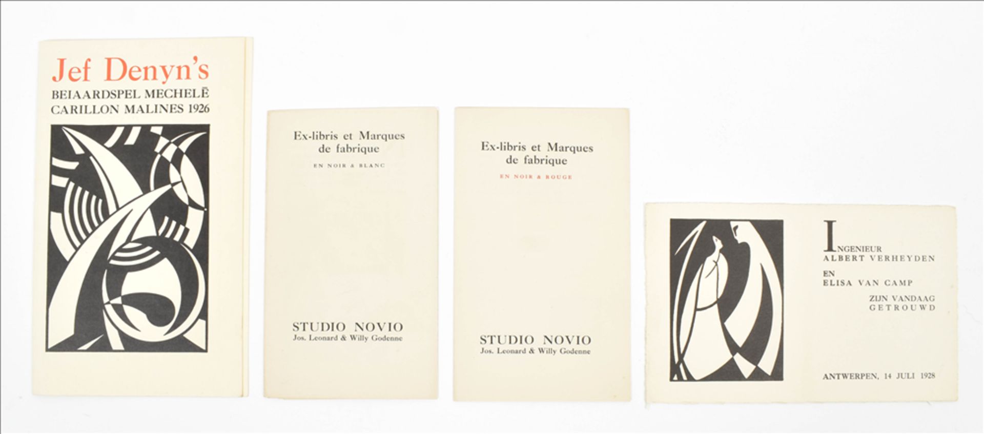 Ten (rare) items by Studio Novio: (1) Catalogus der Tentoonstelling van Studio Novio - Image 6 of 10