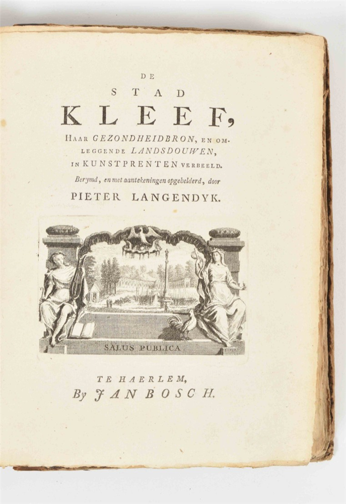 Pieter Langendyk (1683-1756). De stad Kleef, - Image 8 of 9