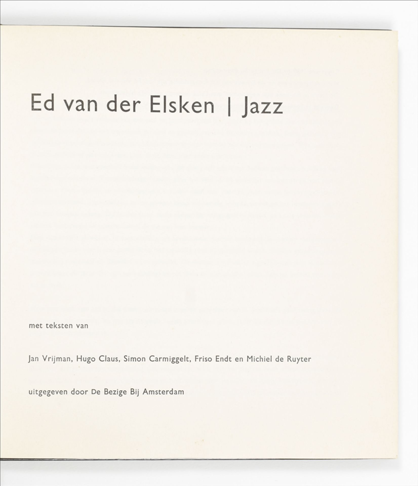 Ed van der Elsken. Six works: (1) Hong Kong - Image 4 of 10