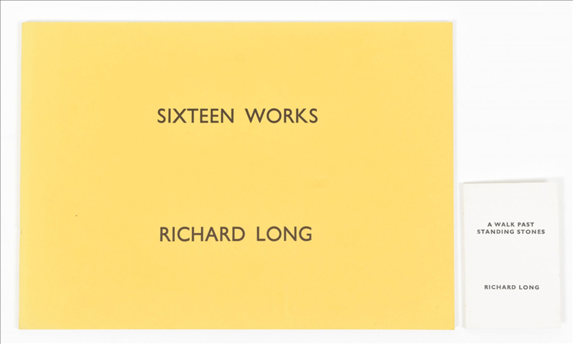 Richard Long, two artists' books
