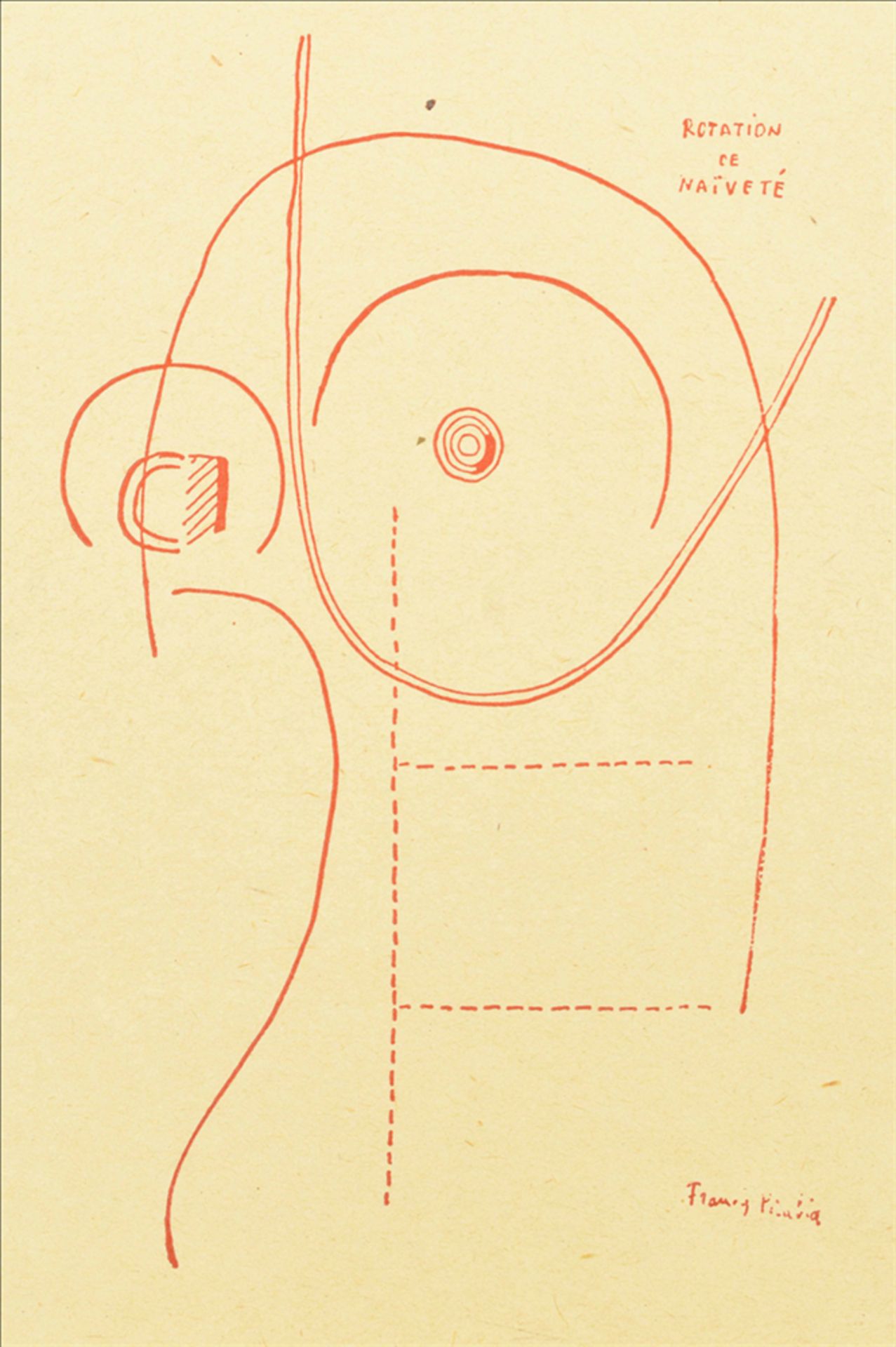 Francis Picabia (1879-1953). Réveil matin. Rotation de naïveté. Mouvement DADA - Bild 3 aus 4