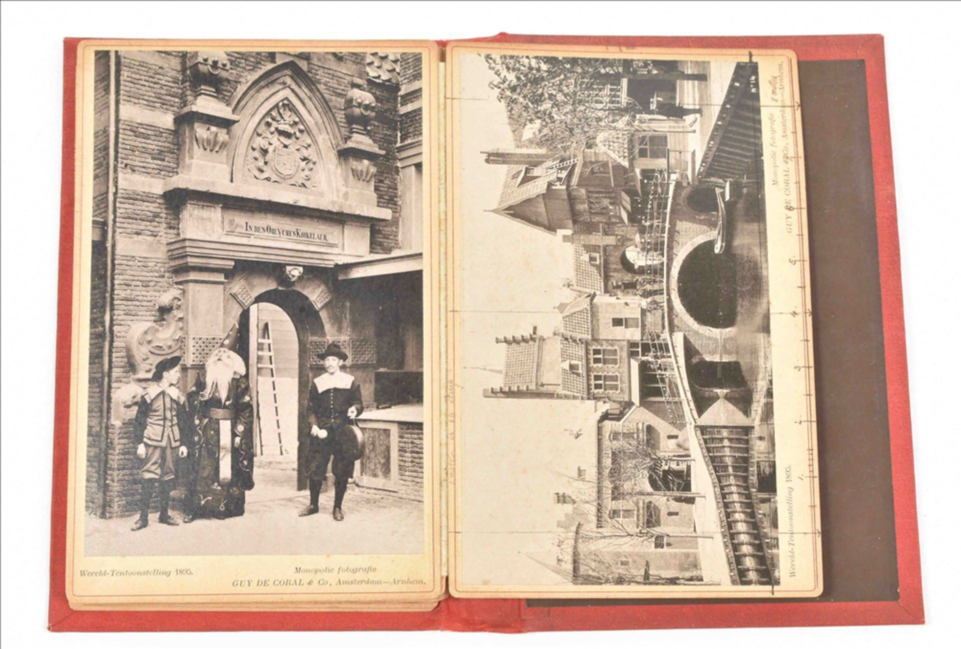 Nine various (rare) memorabilia concerning the 1895 World Exhibition in Amsterdam - Image 10 of 10