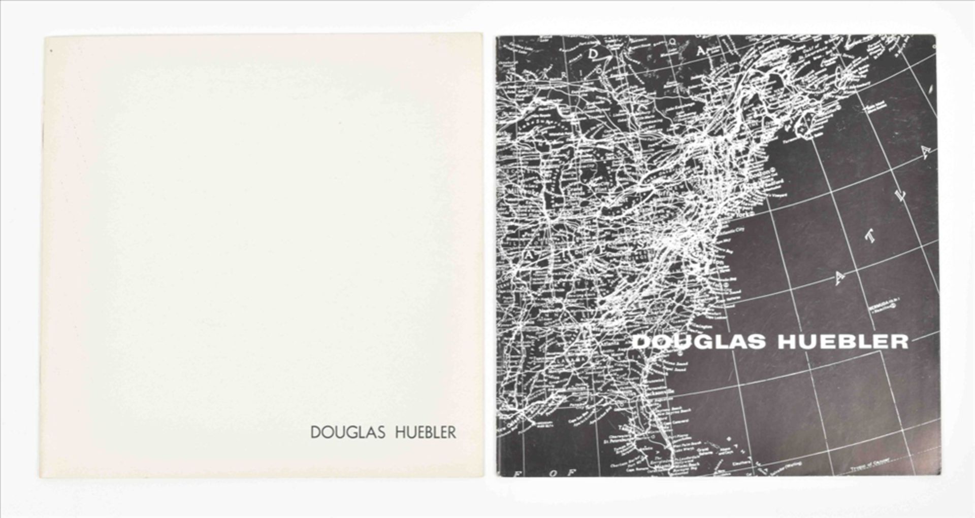 Douglas Huebler, two artists' books