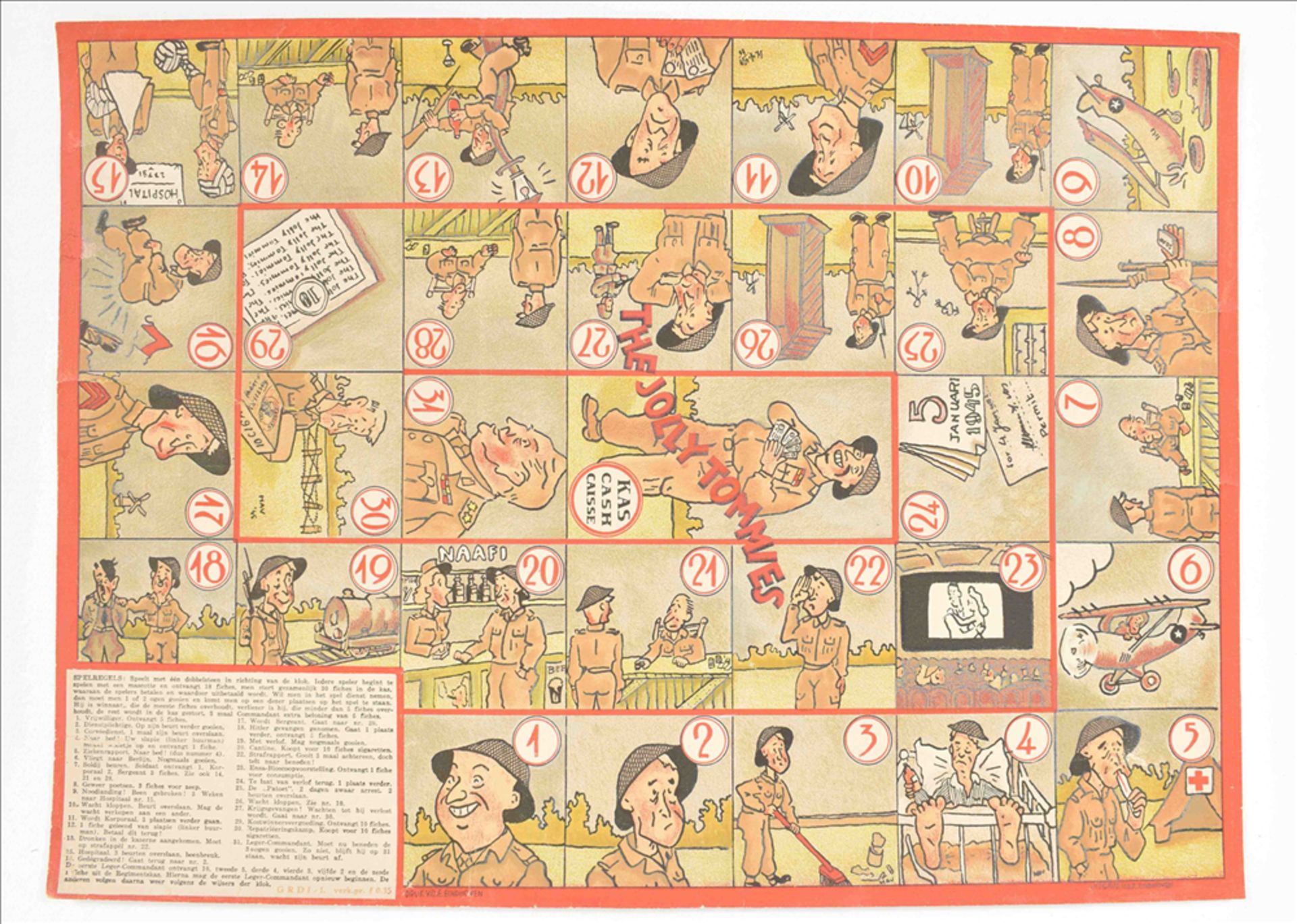 [Advertorial paper board games] Het Weka ganzenbord 1940/41 voor jong en oud - Bild 8 aus 8