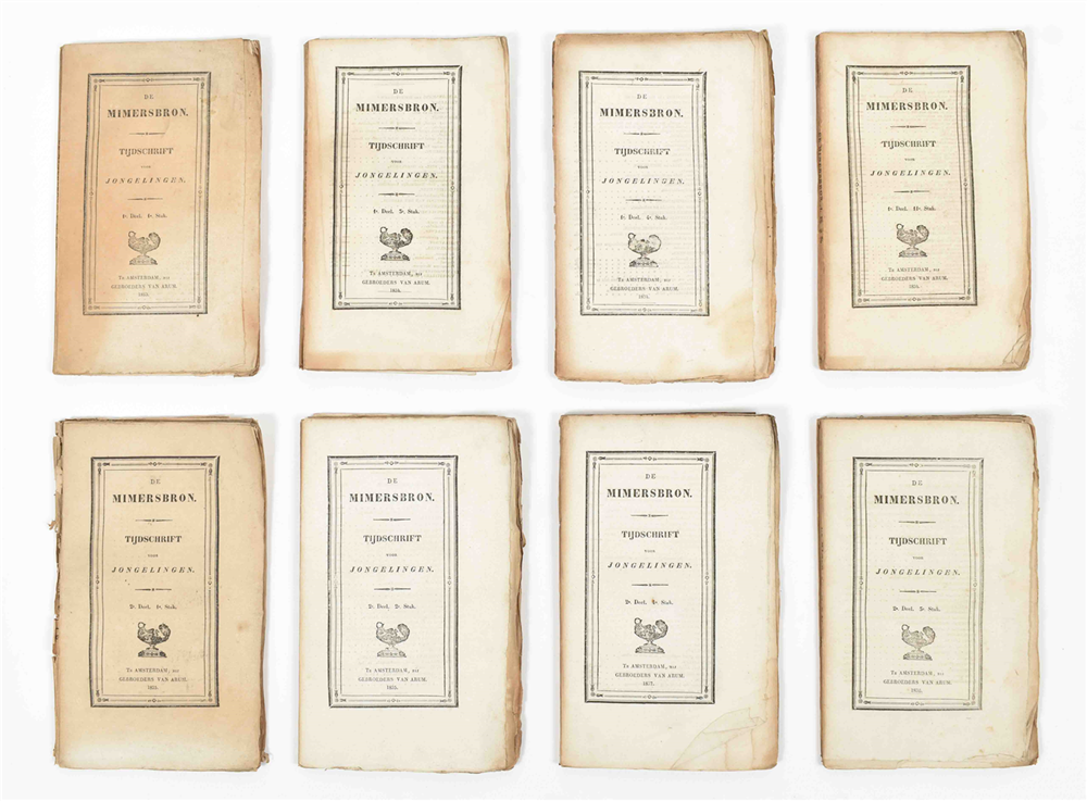 Two runs of rare periodicals: (1) De Mimersbron. Tijdschrift voor jongelingen - Image 9 of 9