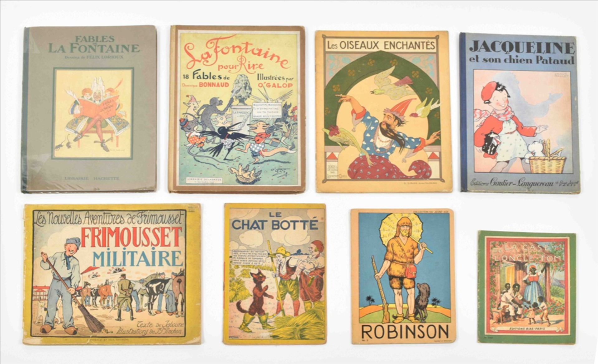 [French Children's books] Lot of seventeen. Including: (1) J. de Brunhoff. Babar et le père noël - Image 4 of 5