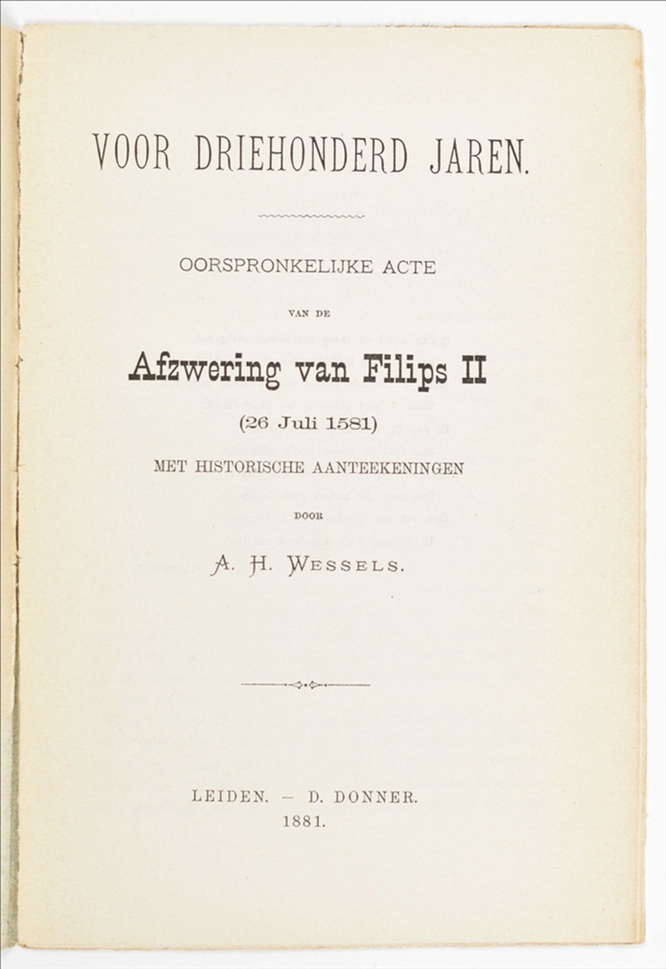 [Dutch history] Fourteen (rare) titles: (1) J. van Lennep (ed.). De geschiedenis des vaderlands - Image 5 of 10