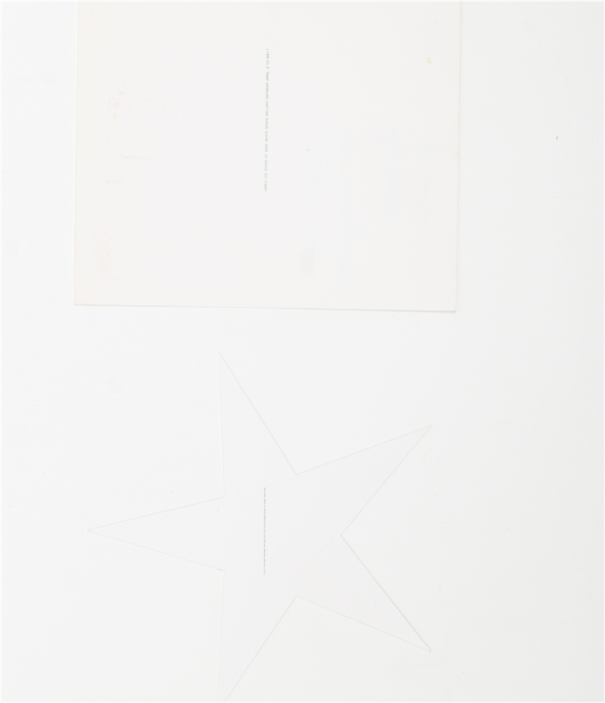 James Lee Byars, cards for Wide White Space Antwerp, 1969 - 1973 - Image 5 of 7