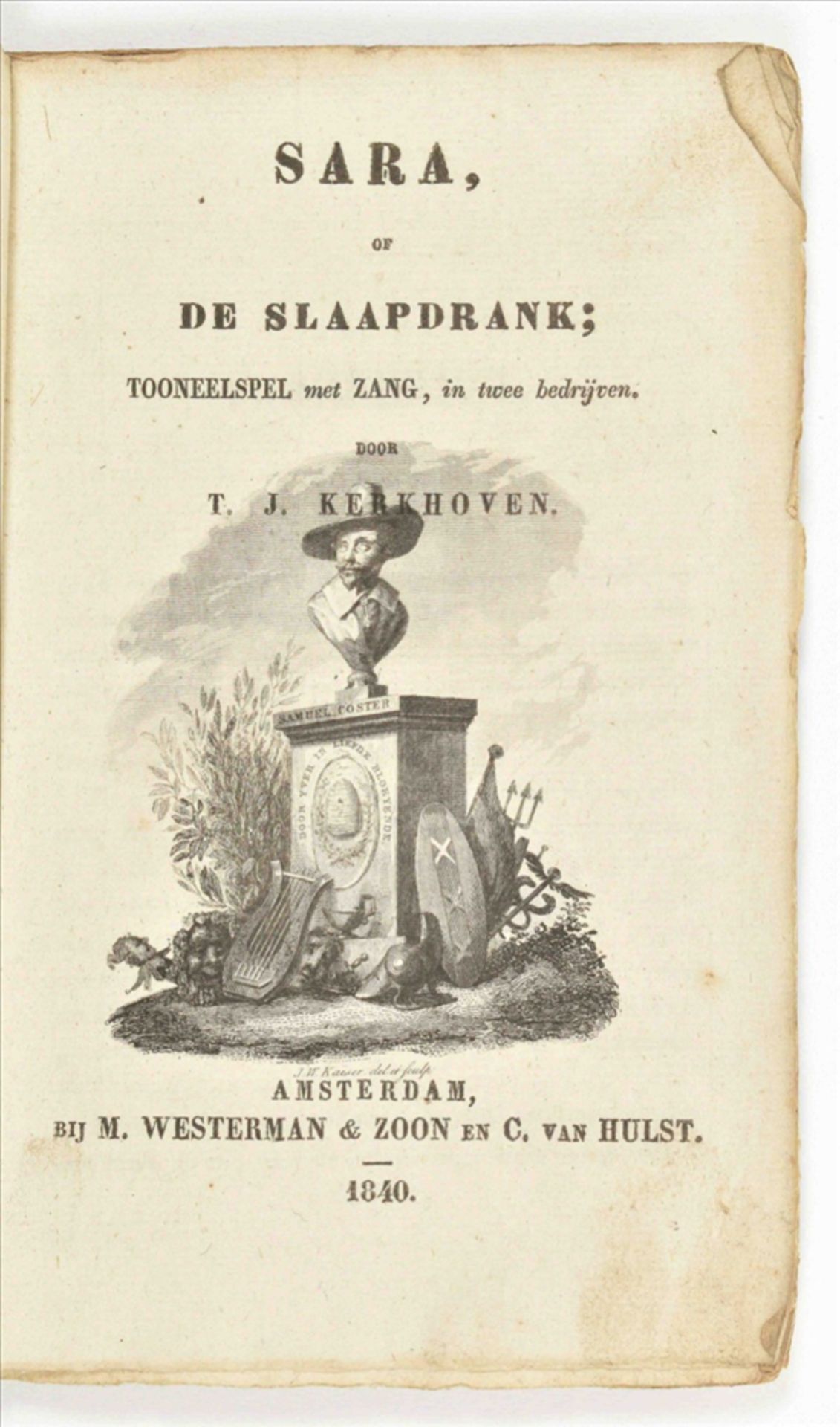 [Plays] 24 (rare) 19th cent. plays, including 8 published by Westerman in Amsterdam - Image 5 of 10