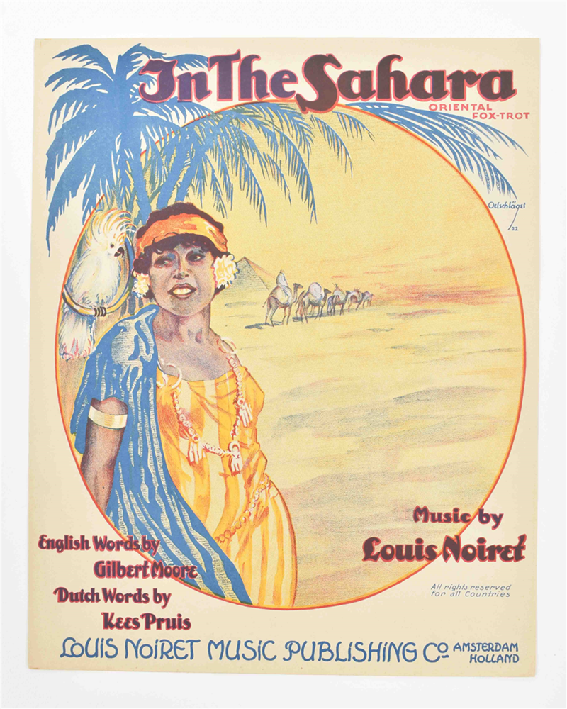 18 pieces of sheet music with oriental and Egyptian themed covers or songs. - Image 6 of 8