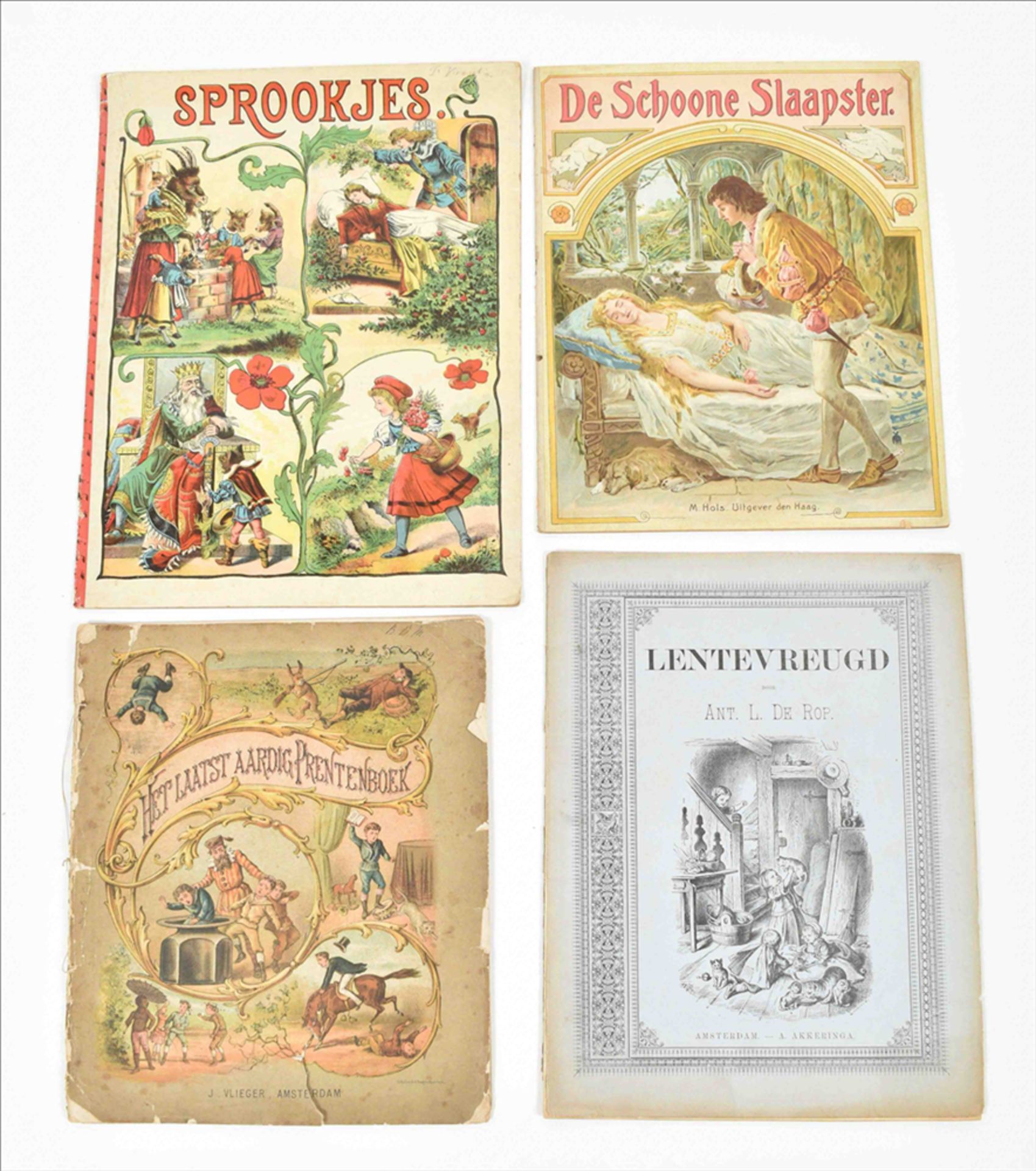 [Black interest] Fourteen late 19th century Dutch children's books: (1) Tien kleine nikkertjes - Image 12 of 16