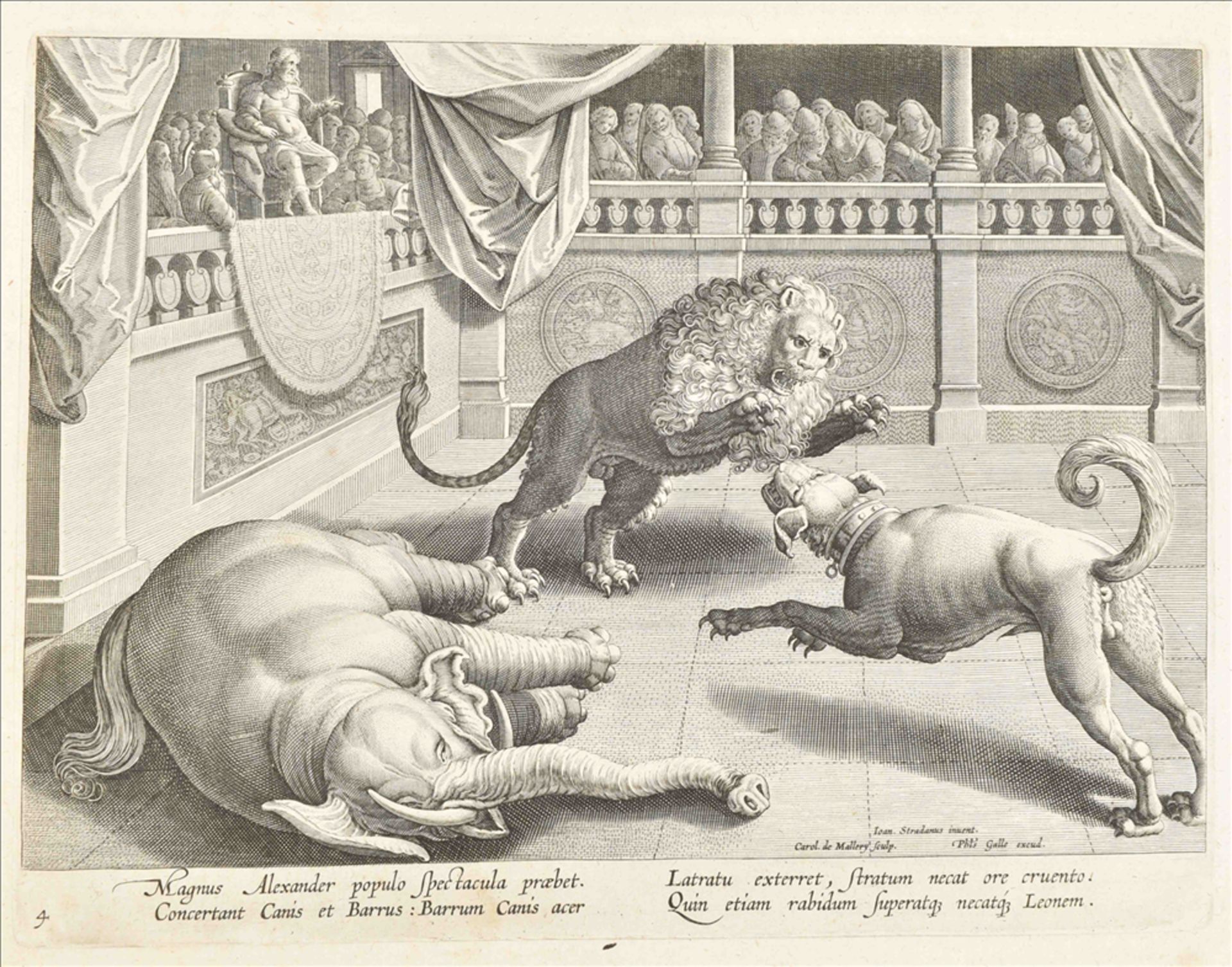 Jan van der Straet (1523-1605) (after). Venationes ferarum, avium, piscium - Bild 2 aus 10