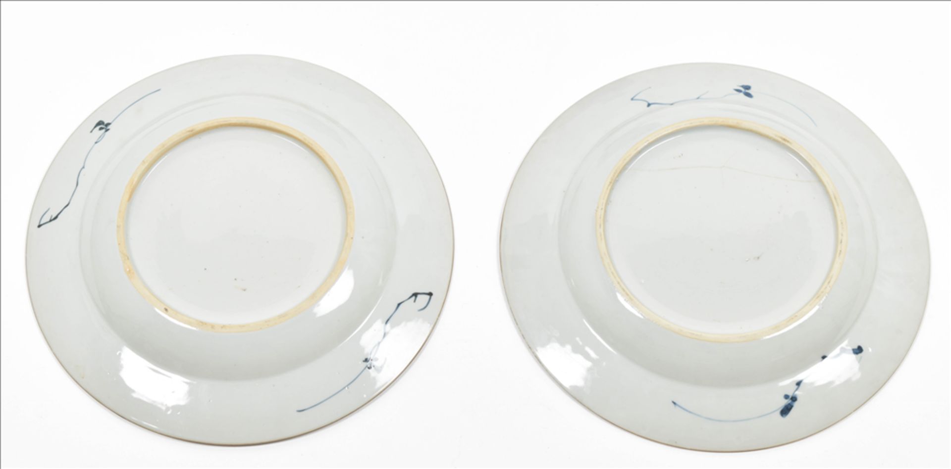 Five porcelain plates and a bowl - Bild 5 aus 8