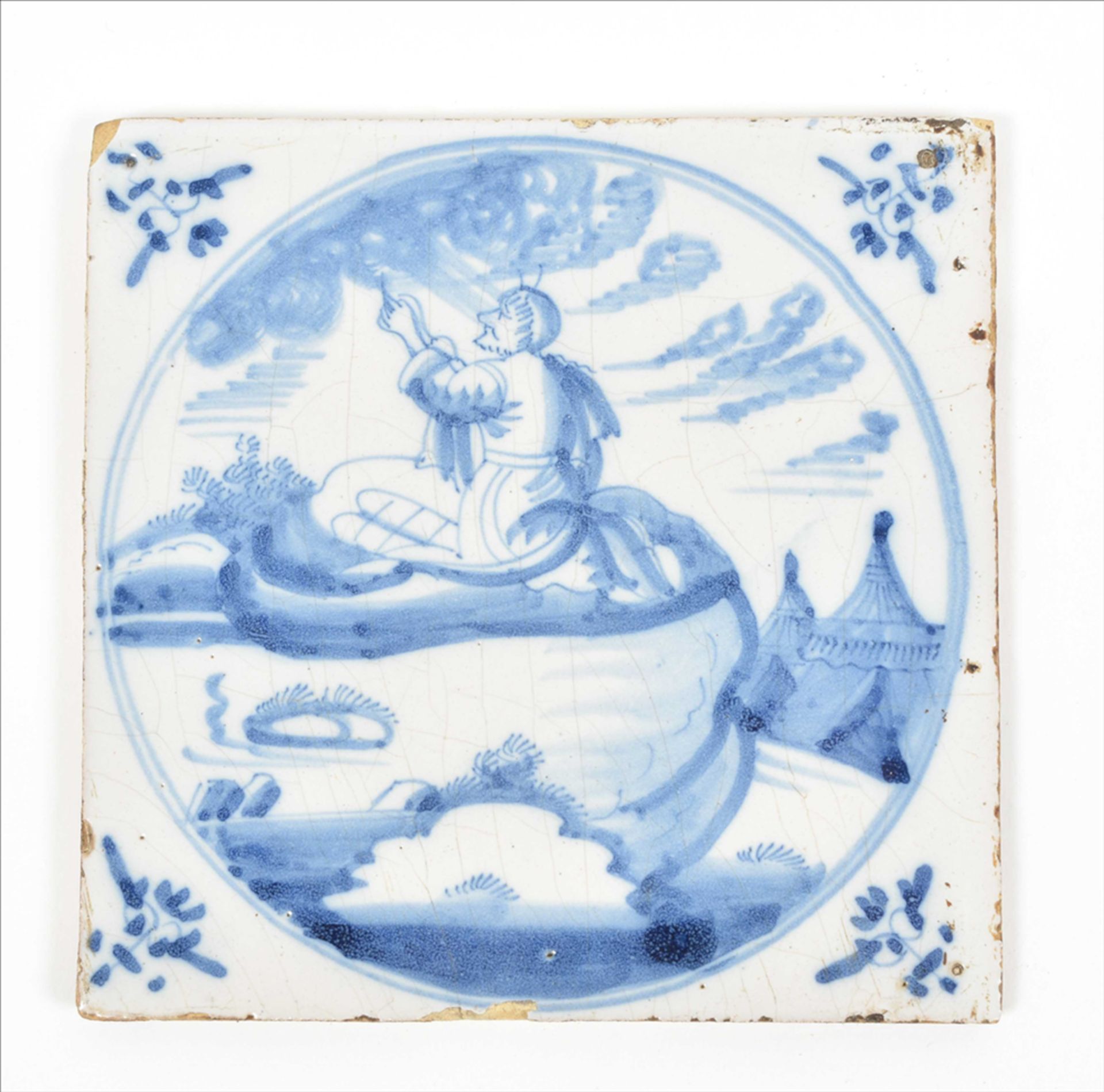 Nine Dutch tiles with biblical scenes - Image 6 of 10