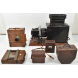 [Magic lantern] Early 20th century magic lantern and camera paraphernalia