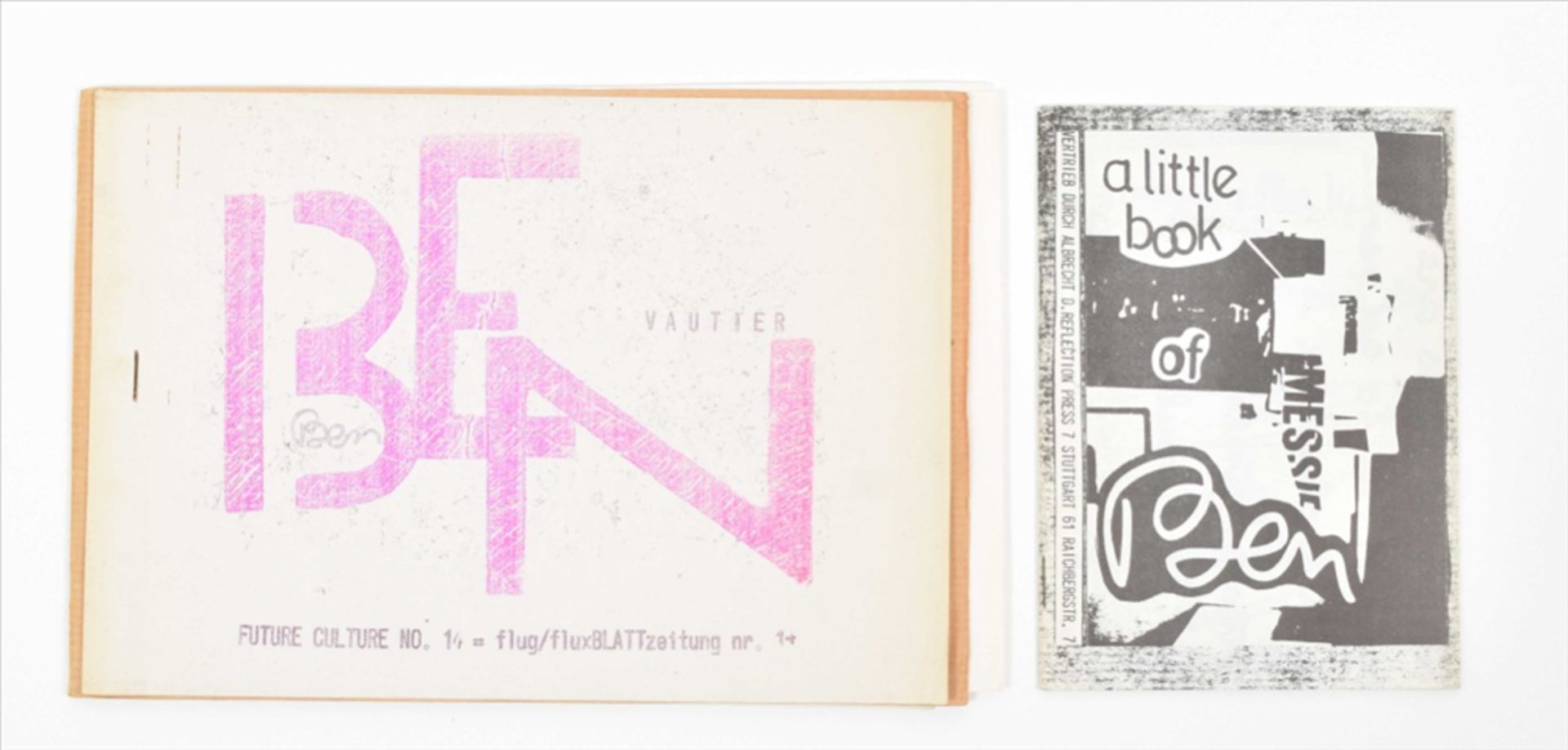 Ben Vautier, artists' books published by Reflection Press, Stuttgart, 1970