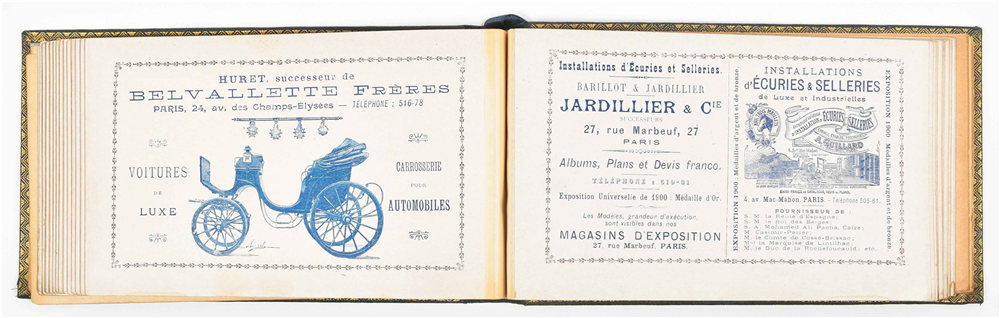 Two French titles: (1) (G. de Landemer). Le carnet des fiançailles. Livret de famille - Image 2 of 9