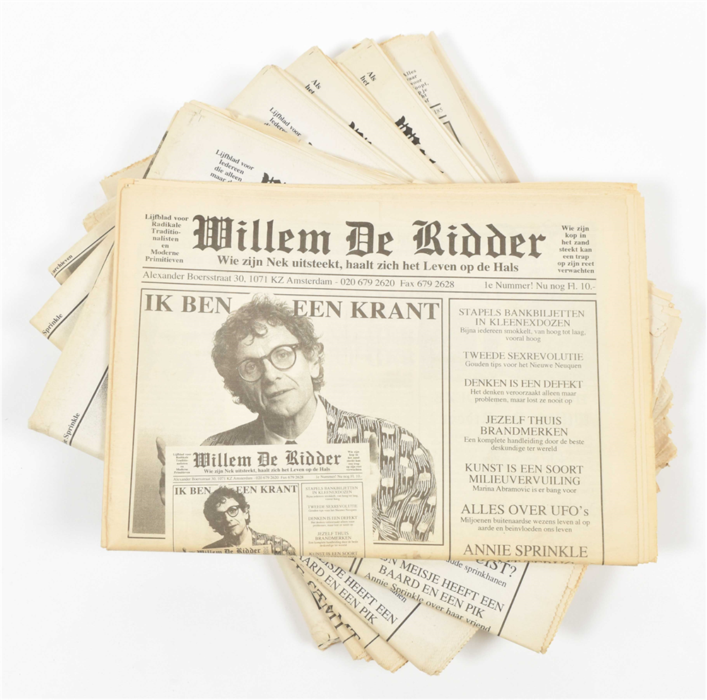 [Fluxus] Miscellaneous Willem de Ridder ephemera - Image 7 of 9