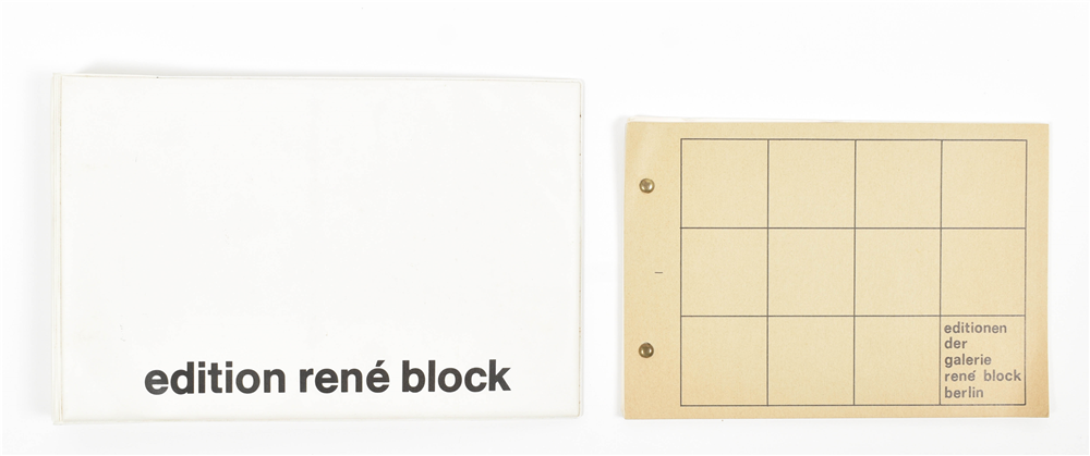 Edition René Block, 2 sales catalogues