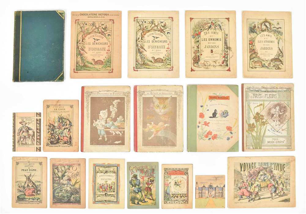 [French Children's books] Lot of nineteen late 19th/early 20th century publications