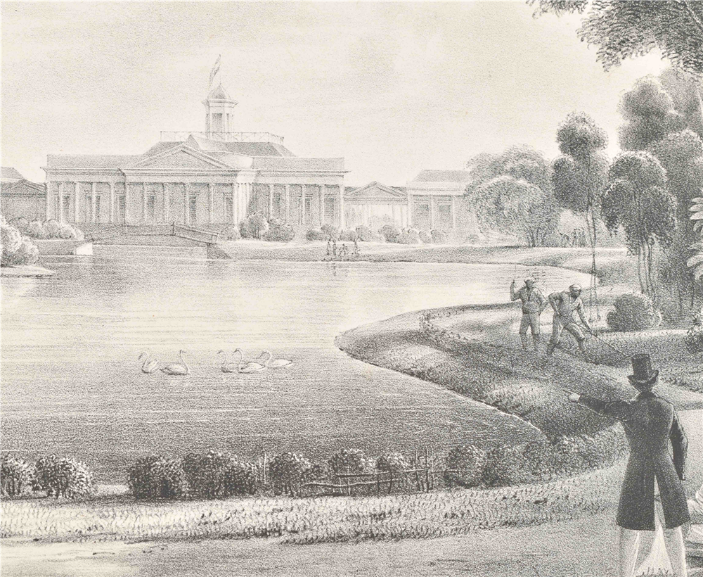 [Java. Bogor] "Vue du palais de Buitenzorg, prise du parc. Ile de Java" - Image 3 of 6