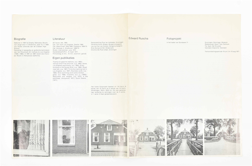 Ed Ruscha, exhibition announcement cards 1970-1980 - Image 6 of 10