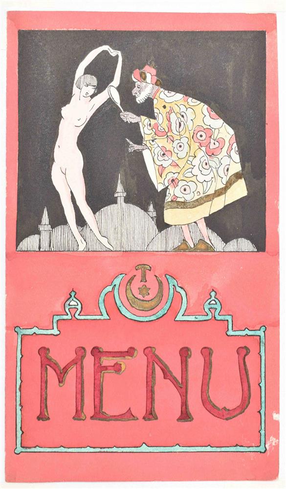 Menu cards, 10 original designs - Image 5 of 10
