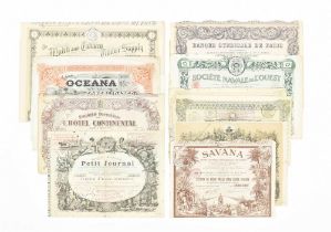 Europe, 200 stock and bond certificates