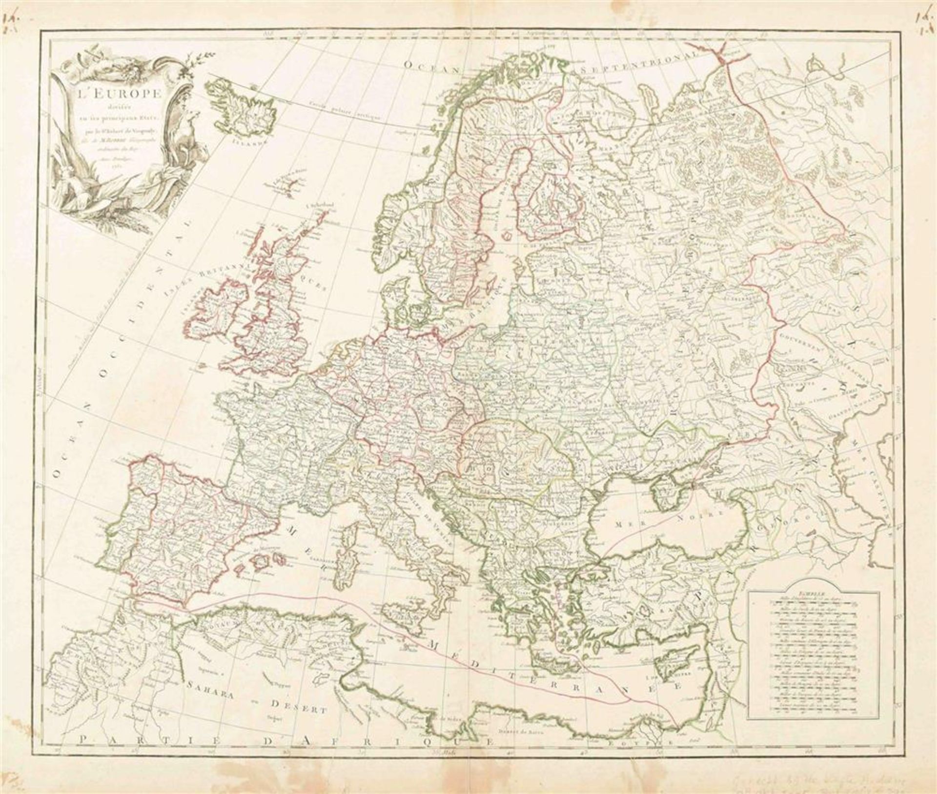 [Europe] Convolute with: (1) L'Europa. Nuovamente corretta et accresciuta, - Image 7 of 7