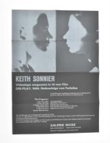Keith Sonnier, announcements 1968-1981