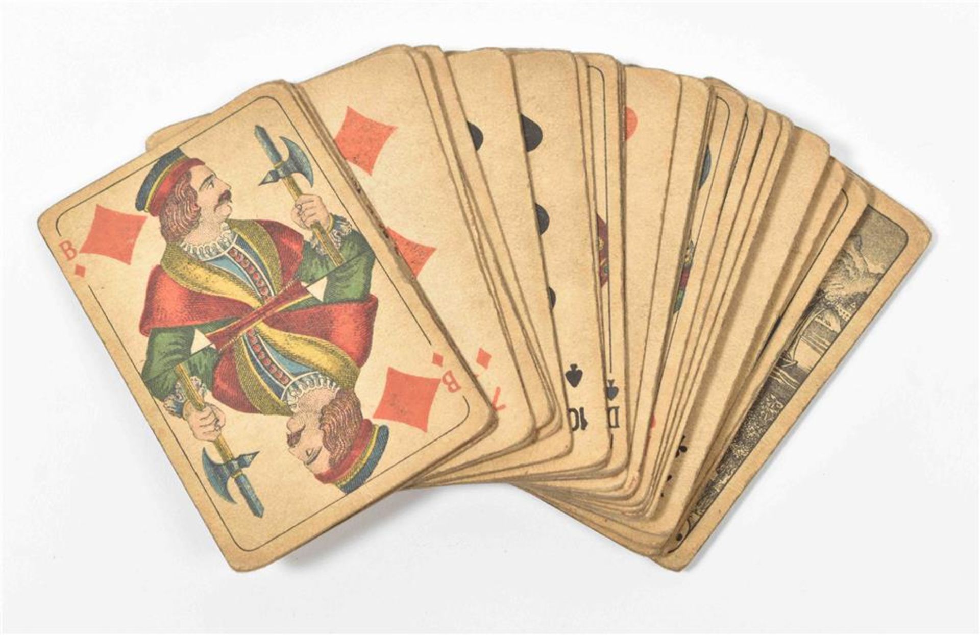 [Playing cards] 30 (rare) card games and 60 cards from various (incomplete) decks - Image 9 of 10