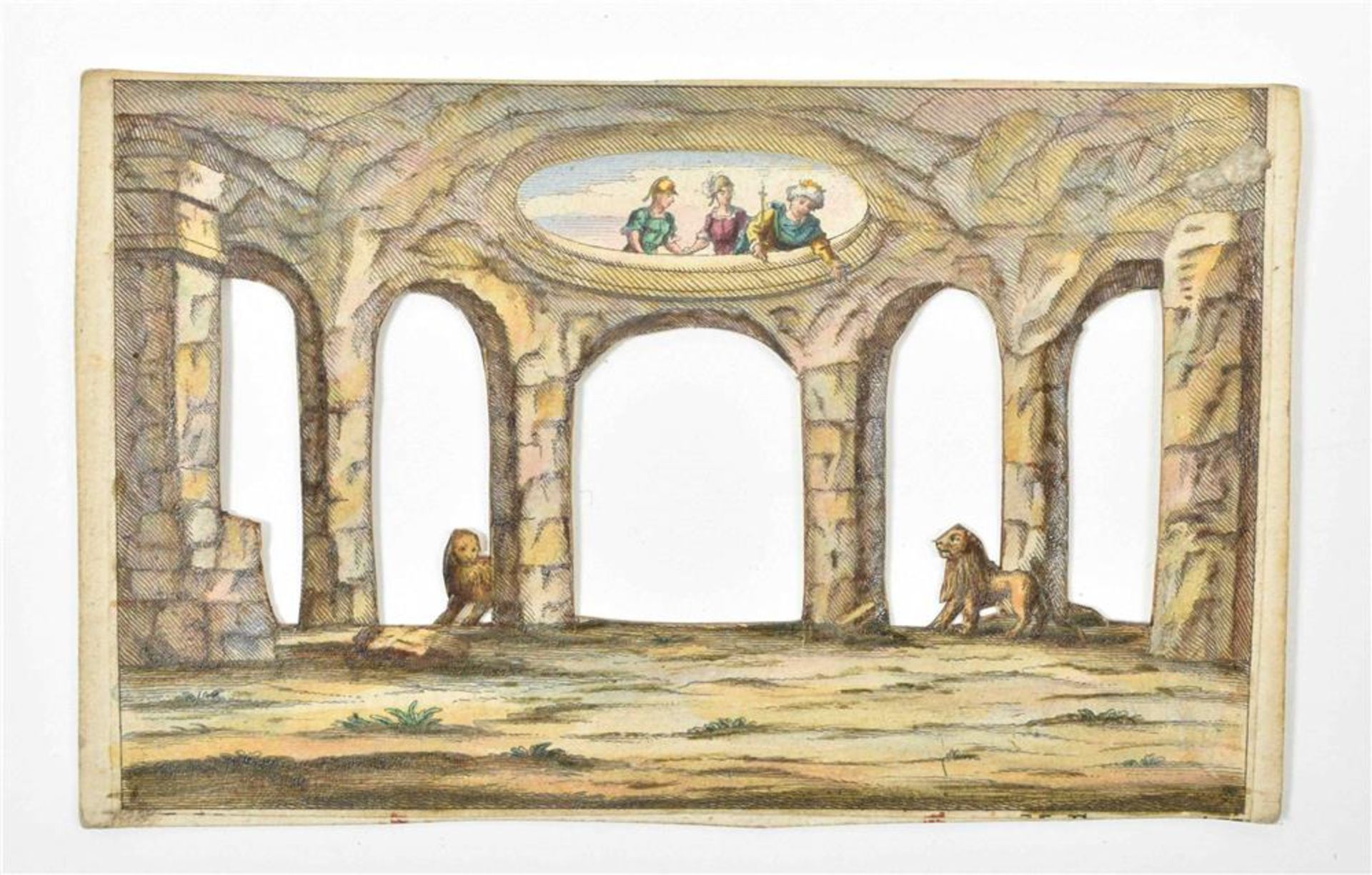 [Diorama/Paper theatre] Daniël in the Lion's den - Image 4 of 8