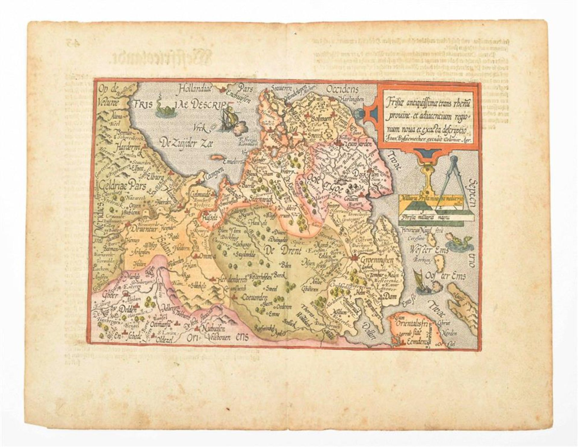 [Friesland] Nine Friesland maps and plans - Image 8 of 9