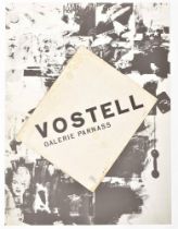 Wolf Vostell, Galerie Parnass Wuppertal 1963. Rare announcement and catalogue including a poster
