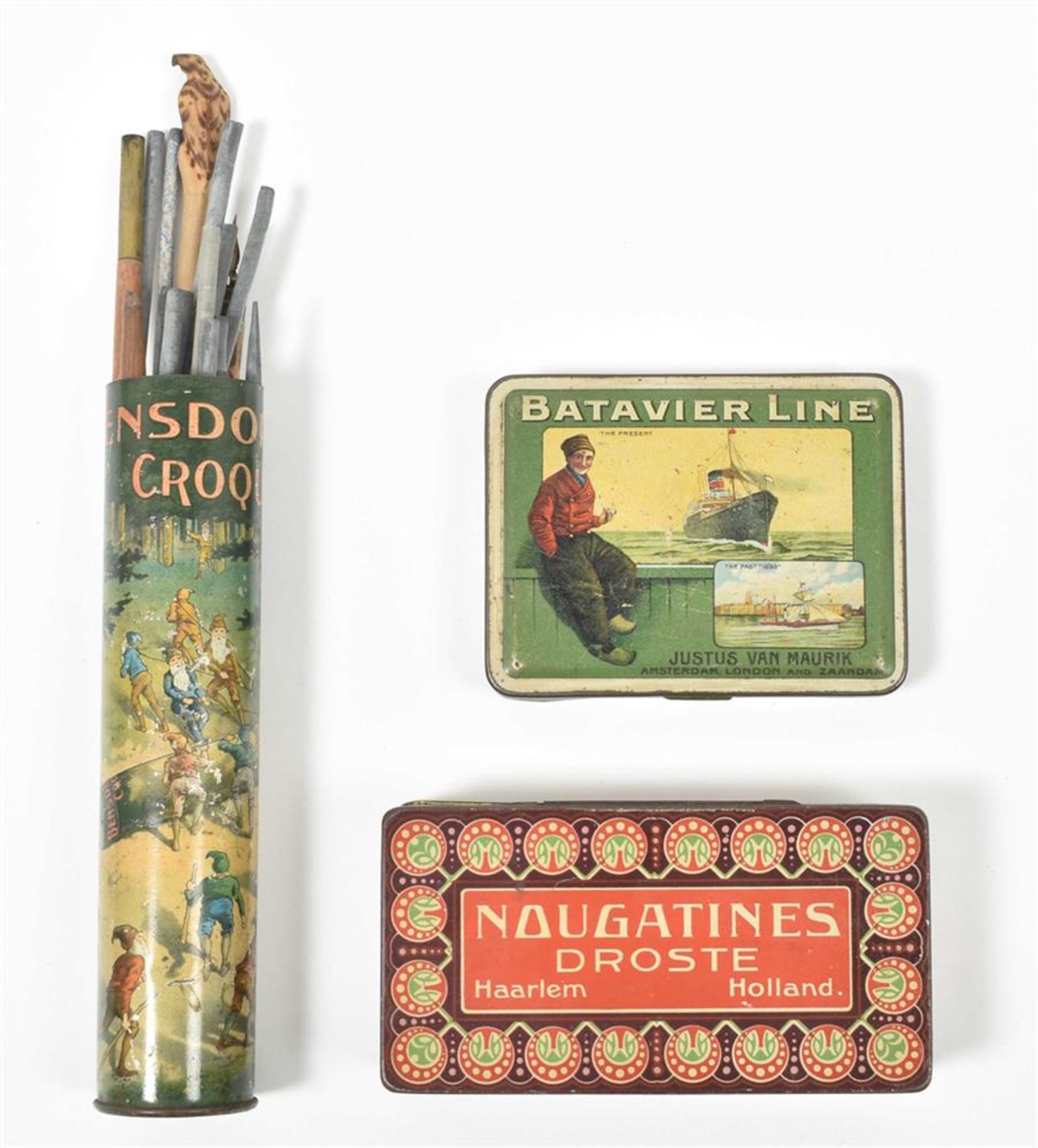 Advertorial tin cans, lot of 12 - Image 3 of 8