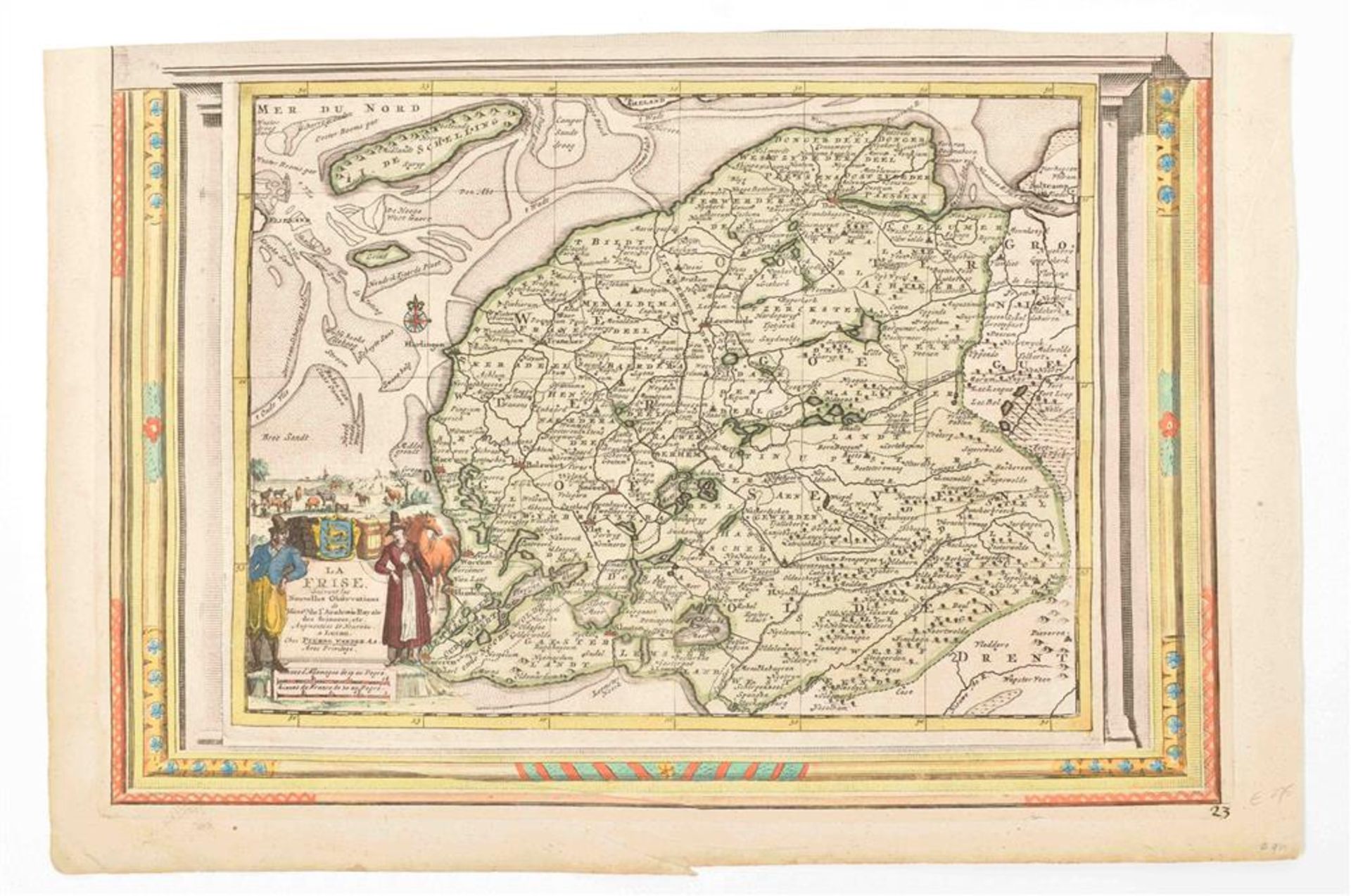 [Friesland] Nine Friesland maps and plans - Image 7 of 9