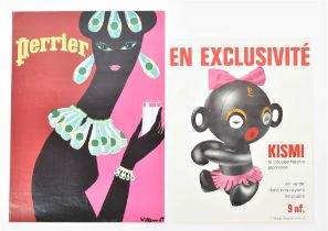 [Posters] (1) Villemot, B. (1911-90). Perrier