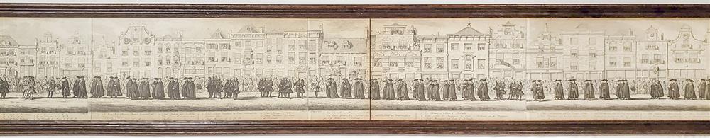 Fargue, P.C. la (1729-1782). Funeral procession of Anna van Hannover - Image 7 of 8