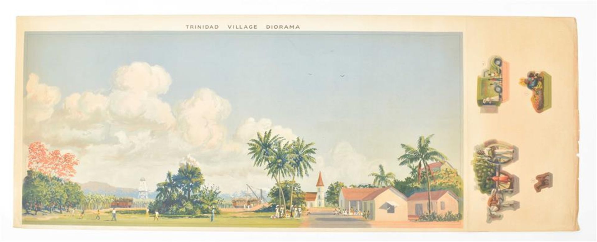 [Diorama/Paper theatre] Trinidad village