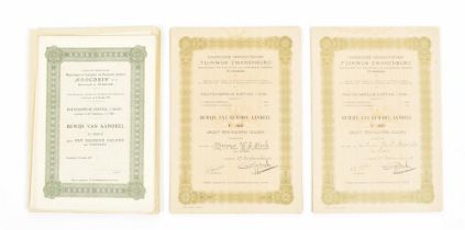 Dutch stock certificates