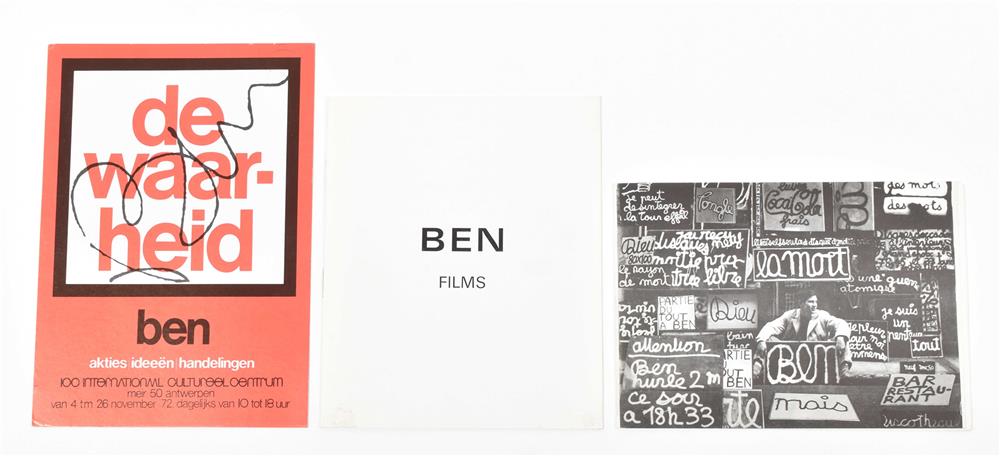 Ben Vautier, early booklets and ephemera - Image 6 of 7