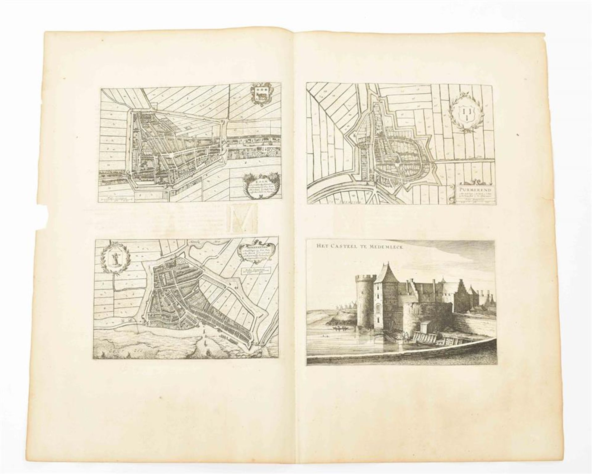 [Netherlands] Eight maps from Blaeu's Townbook - Image 2 of 5