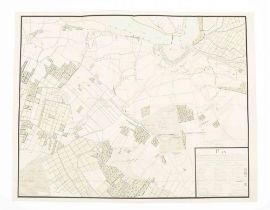 [Nijmegen] Manuscript map 'Plan de l'investissement et des attaques de Nimègue par l'armée du Nord