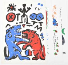 Penck, A.R. (1939-2017). Four prints