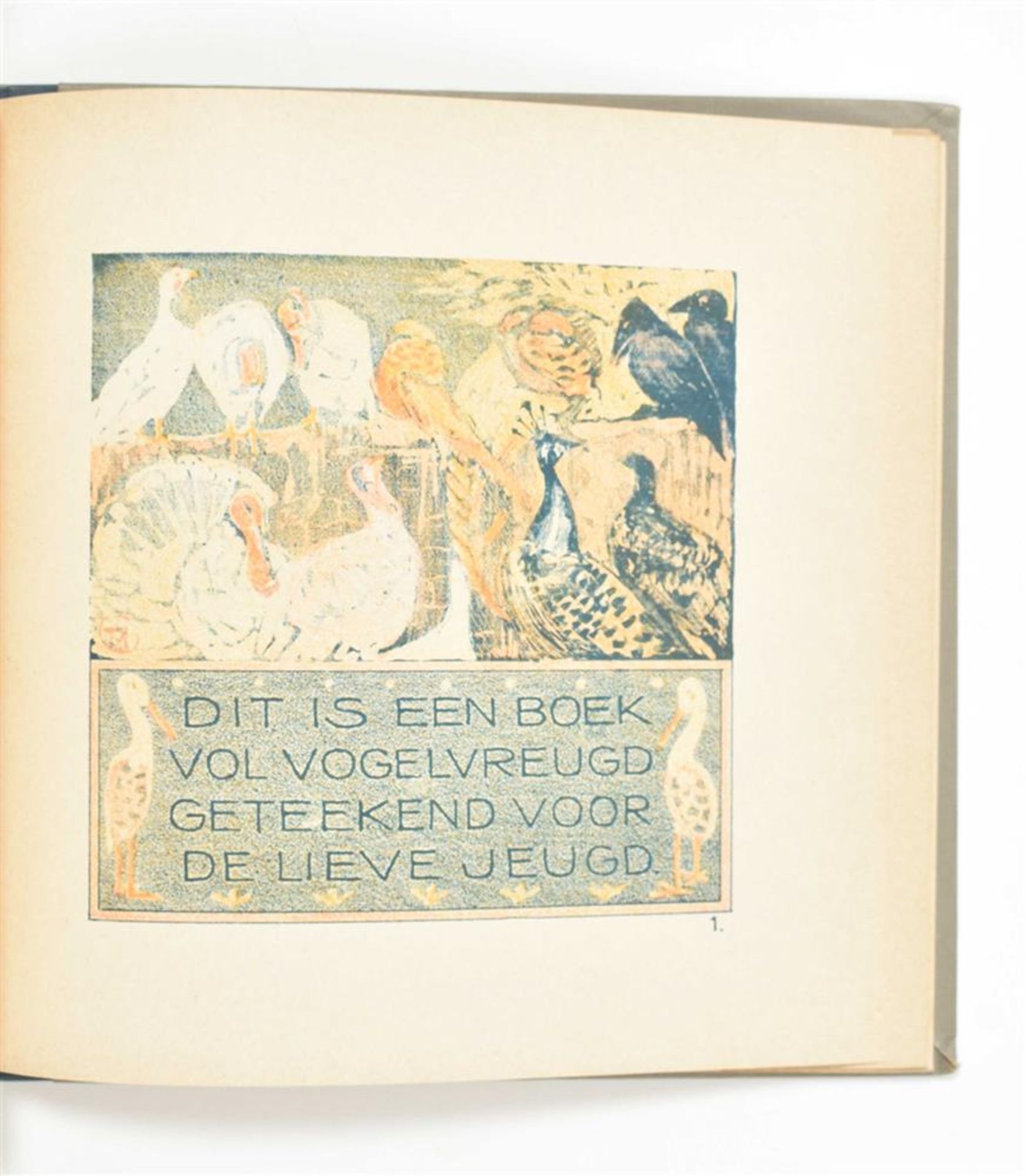 [Dutch children's books] Six titles: (1) Hoytema, T. van (1863-1917). Vogelvreugd - Image 2 of 9