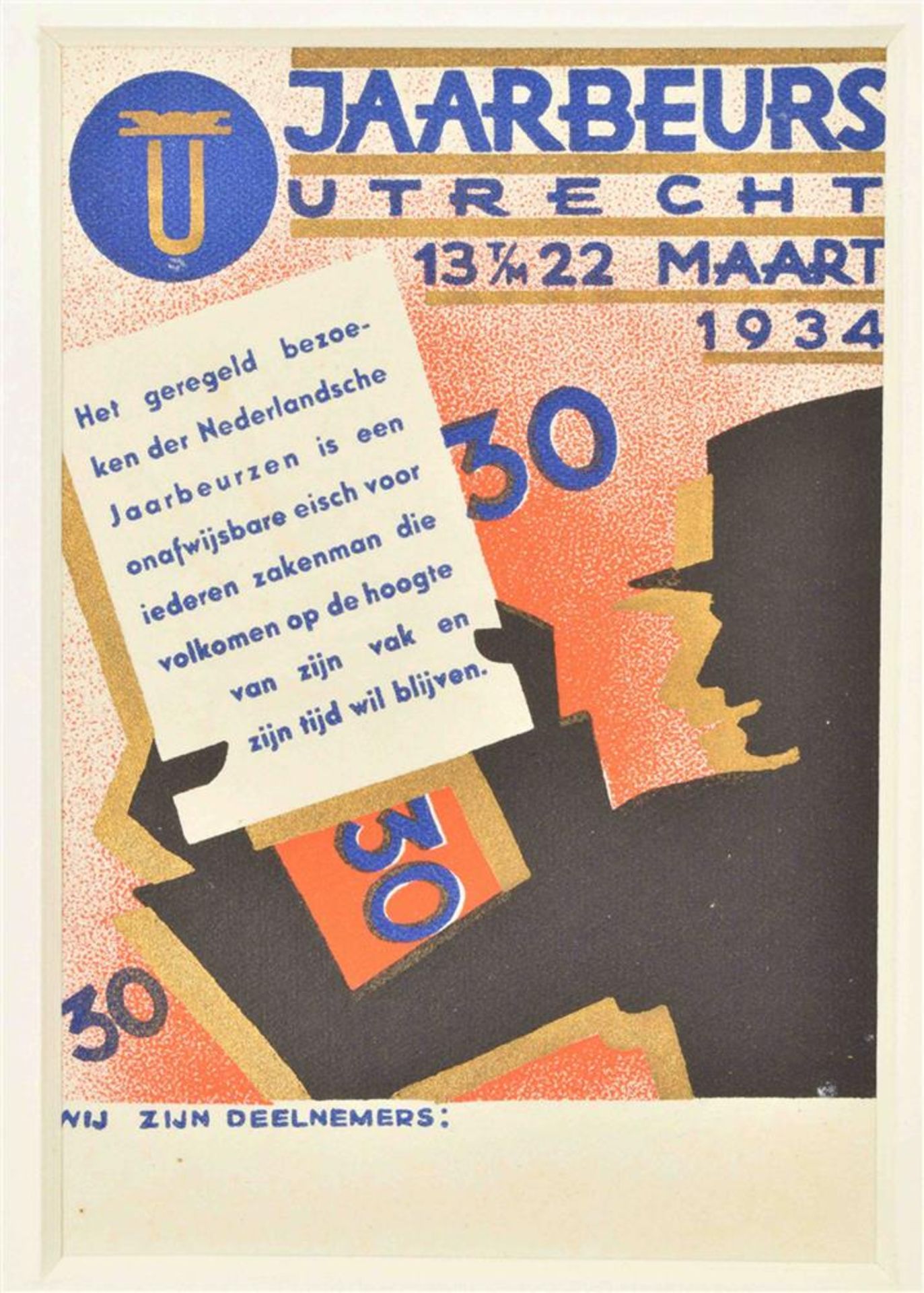 Utrecht jaarbeurs. 100 flyers, pocket calendars, cardboard posters and poster stamps - Image 9 of 10