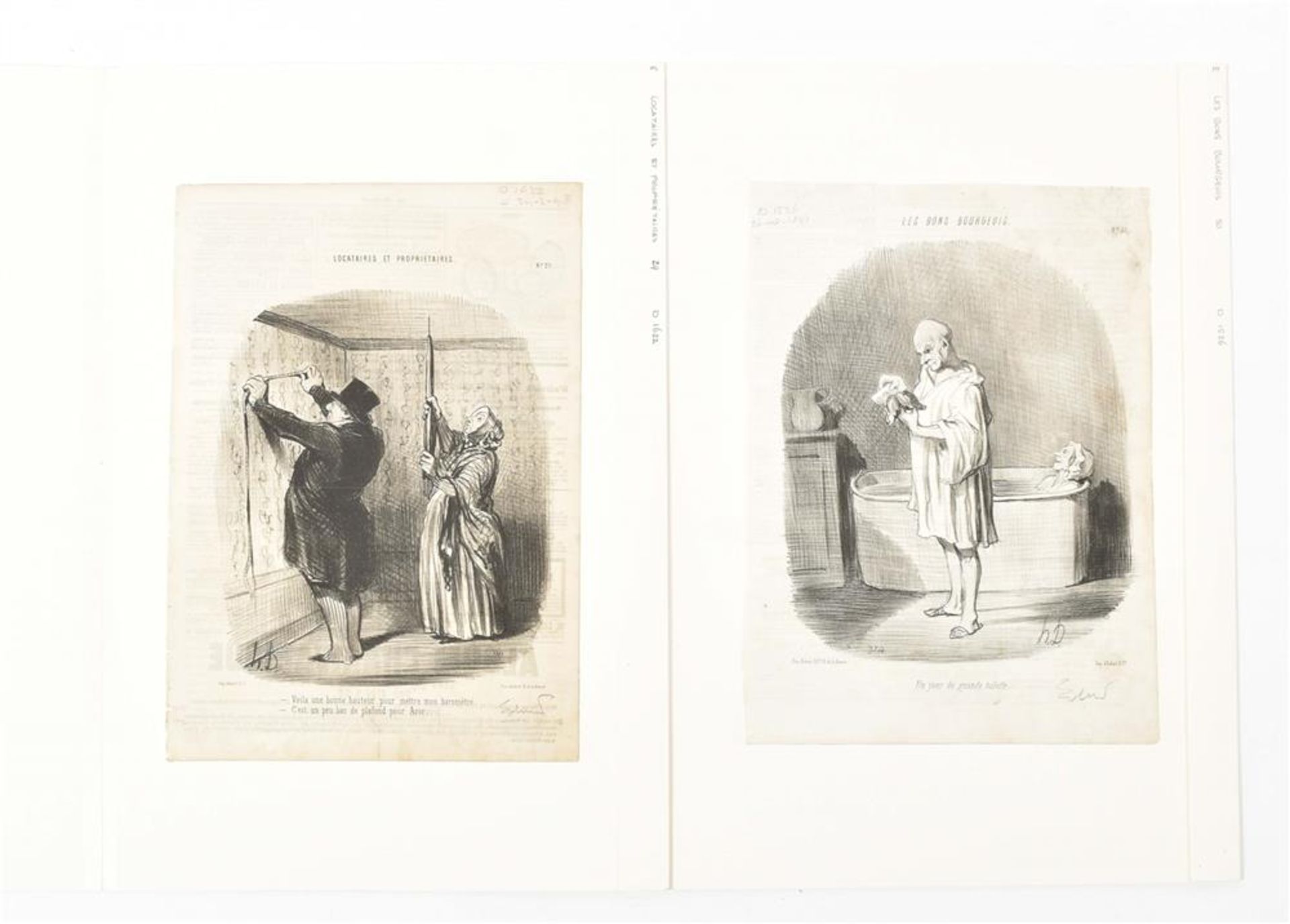 Daumier, H. (1808-79). Nine lithographs - Image 5 of 8