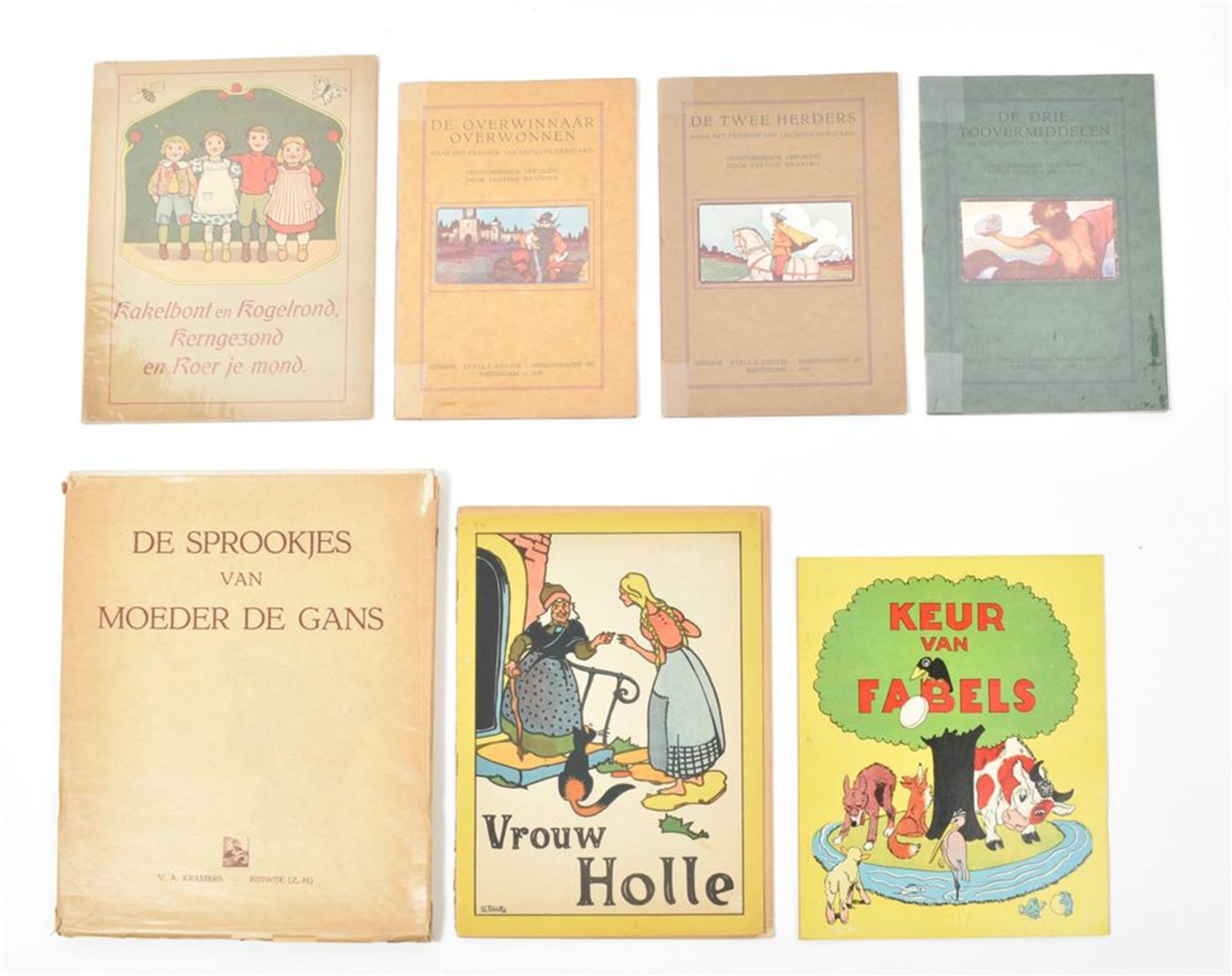 [Dutch children's books] Seventeen (rare) titles: (1) Kakelbond en kogelrond, kerngezond en roer je  - Image 5 of 7
